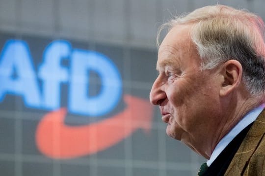 Alexander Gauland, AfD-Bundesvorsitzender und Fraktionsvorsitzender der Alternative für Deutschland im Bundestag.