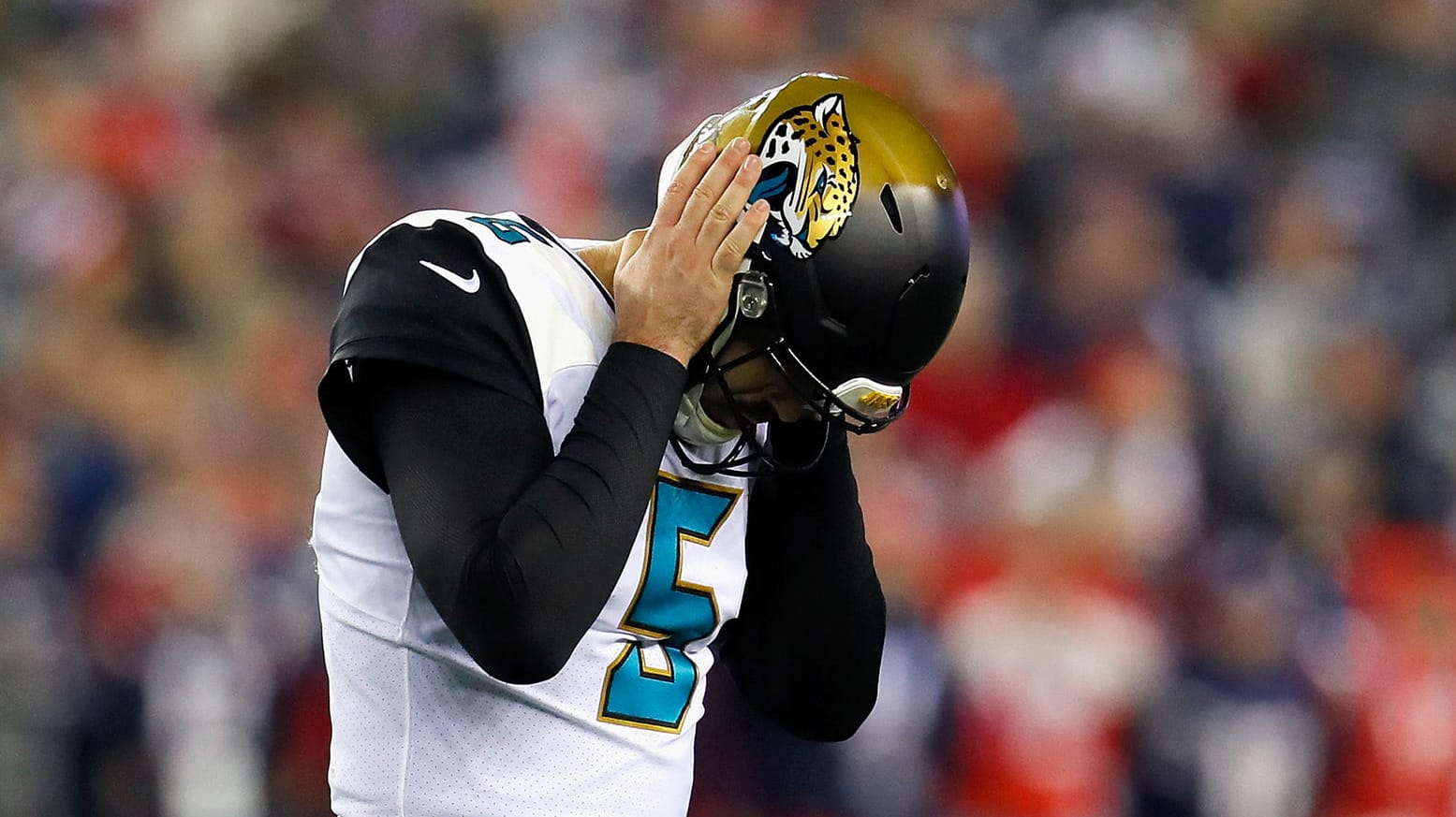 Frust bei Blake Bortles: Trotz einer starken Leistung musste er mit Jacksonville eine Niederlage einstecken.