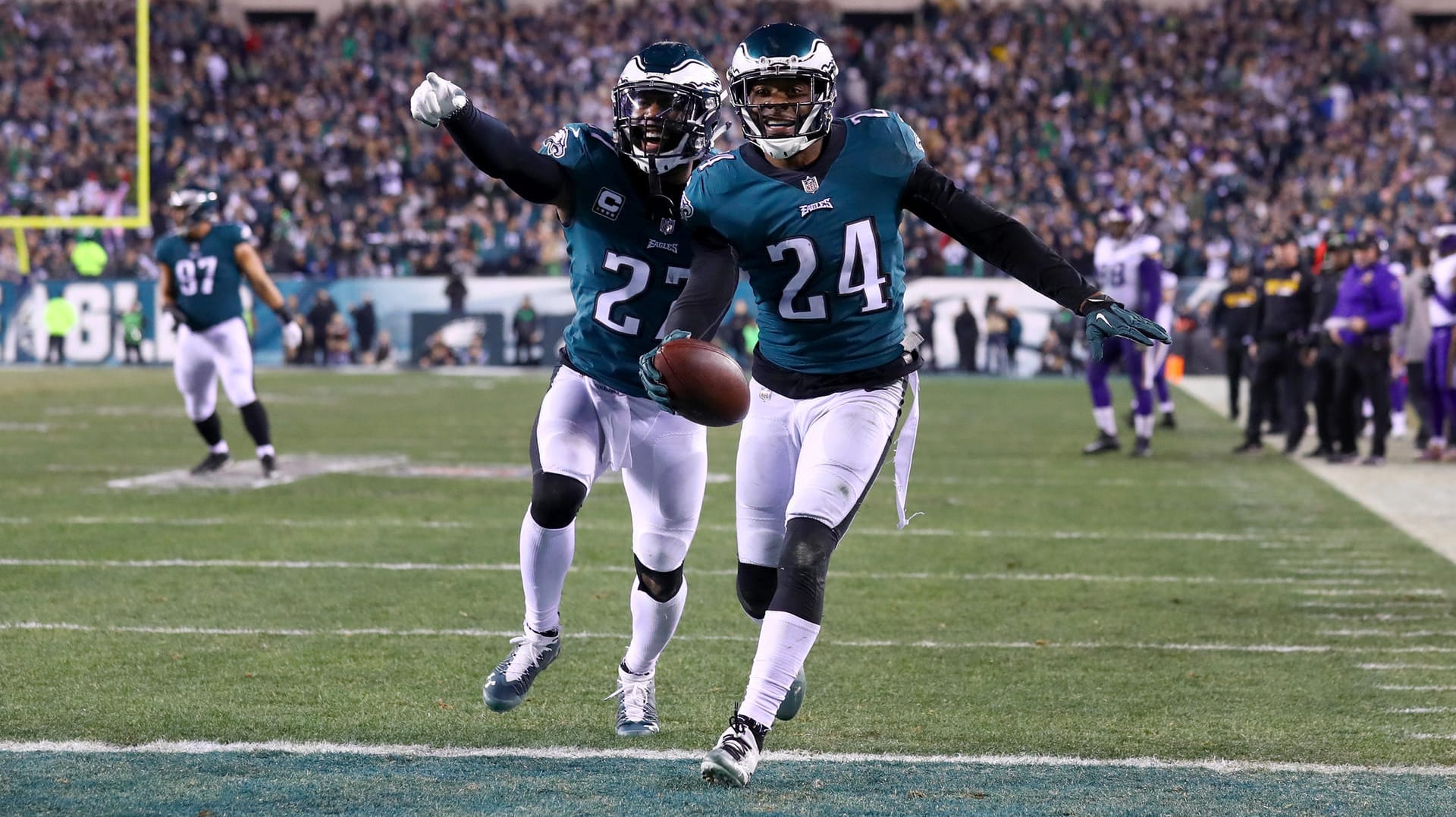 Jubel bei Philadelphia: Die Eagles spielen im Super Bowl gegen die New England Patriots. Jubel bei Philadelphia: Die Eagles spielen im Super Bowl gegen die New England Patriots.