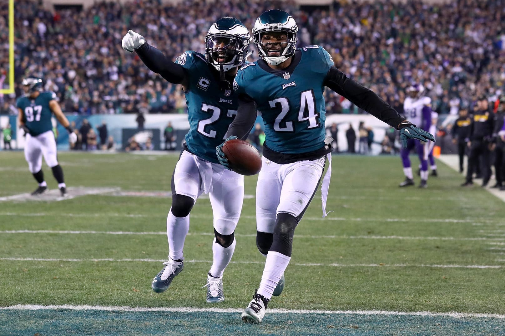 Jubel bei Philadelphia: Die Eagles spielen im Super Bowl gegen die New England Patriots.