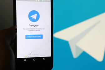 Die russische Messenger-App Telegram.