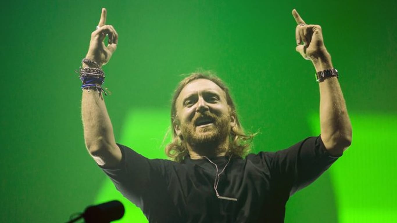 Der französische DJ David Guetta 2016 beim Sziget Festival in Budapest.