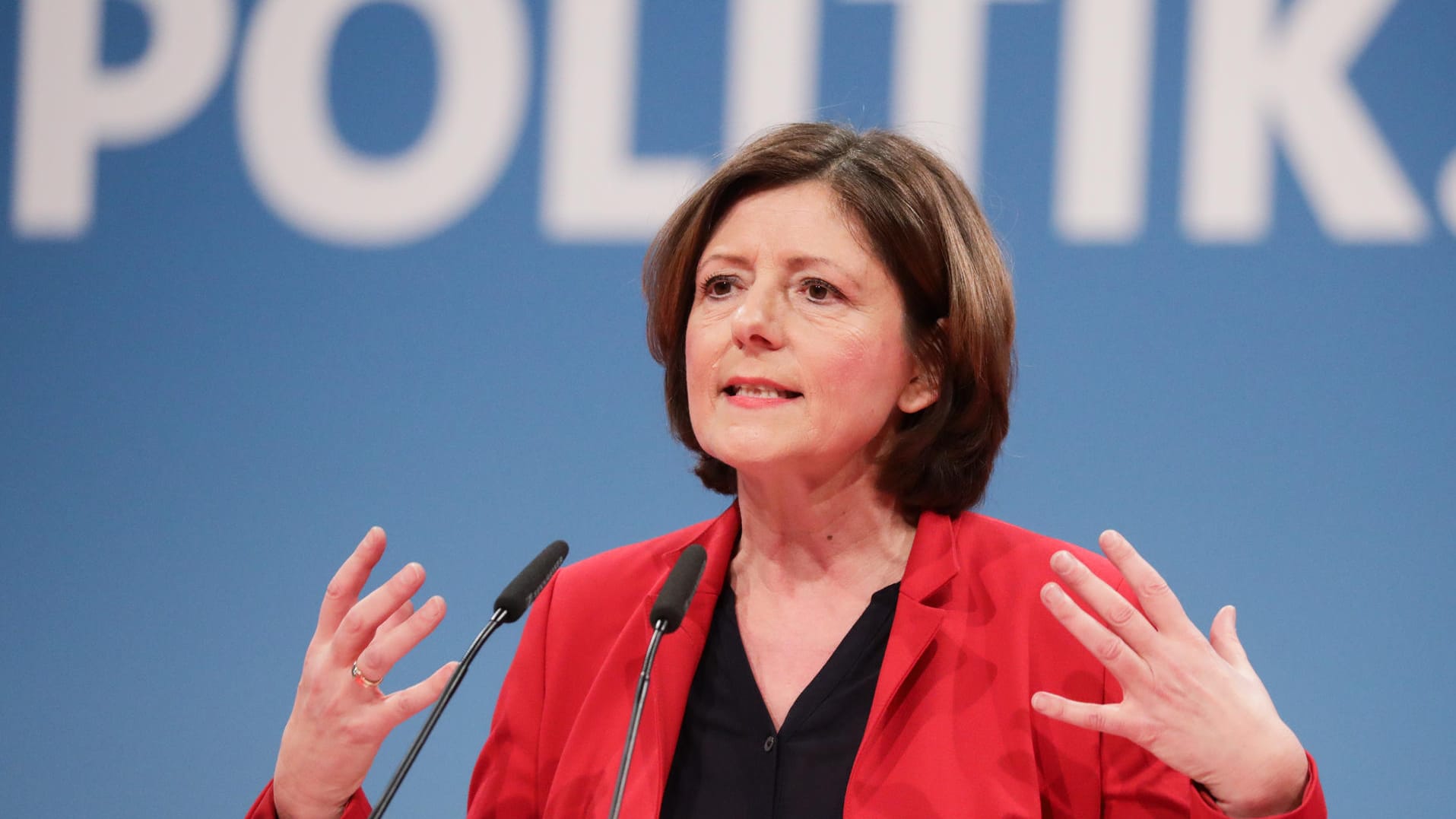 Dreyer: Eröffnete den Parteitag eher bedächtig.