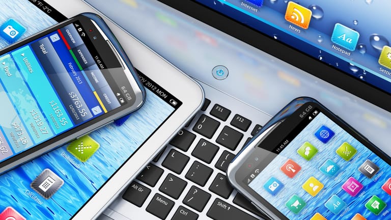 Smartphones, Notebooks, Tablets: bei manchen Anbietern können Sie verschiedene Elektrogeräte mieten.