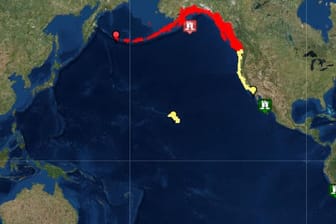 Beben im Golf von Alaska: Nach der Erschütterung in zehn Kilometern Tiefe gilt eine Tsunami-Warnung für weite Teile der US-Westküste.