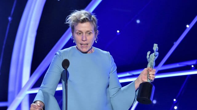 Gerade erst hat Frances McDormand einen SAG-Award als beste Hauptdarstellerin für "Three Billboards Outside Ebbing, Missouri" gewonnen.