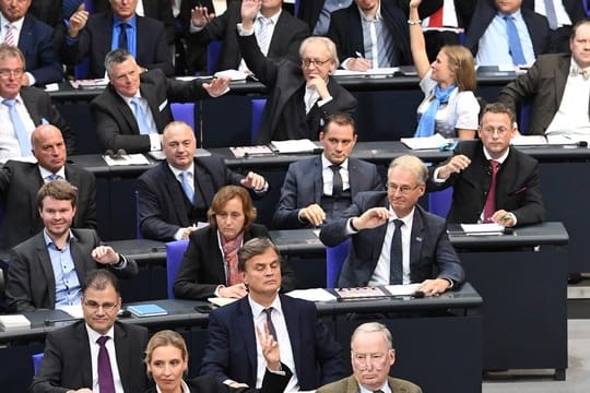 Die AfD-Fraktion wäre, wenn die große Koalition zustande kommen sollte, die größte Oppositionsfraktion.