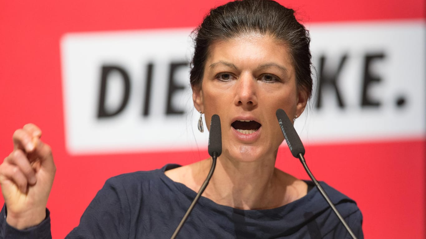 Linken-Politikerin Sahra Wagenknecht: Die Fraktionschefin fordert den Abzug deutscher Soldaten aus der Türkei und einen Stopp der Rüstungsexporte.