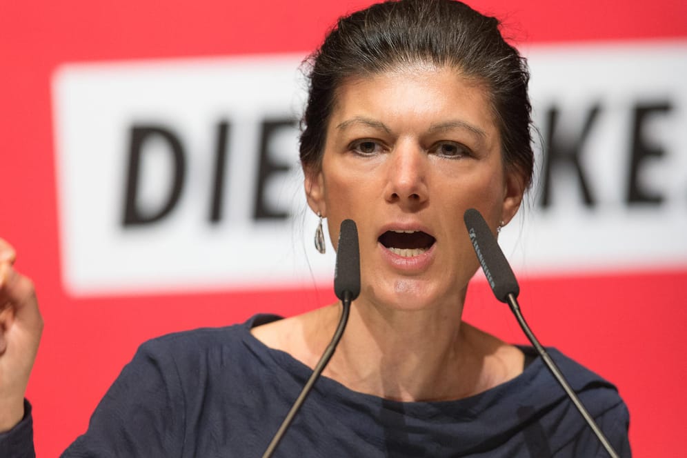 Linken-Politikerin Sahra Wagenknecht: Die Fraktionschefin fordert den Abzug deutscher Soldaten aus der Türkei und einen Stopp der Rüstungsexporte.