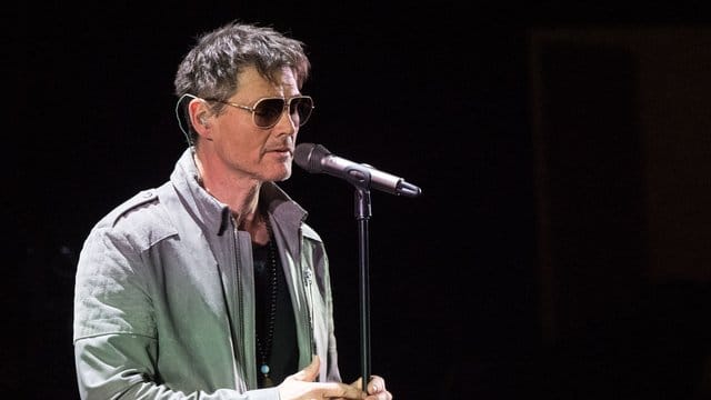 Morten Harket, Sänger der norwegischen Pop-Band a-ha, in Stuttgart beim Tourauftakt.