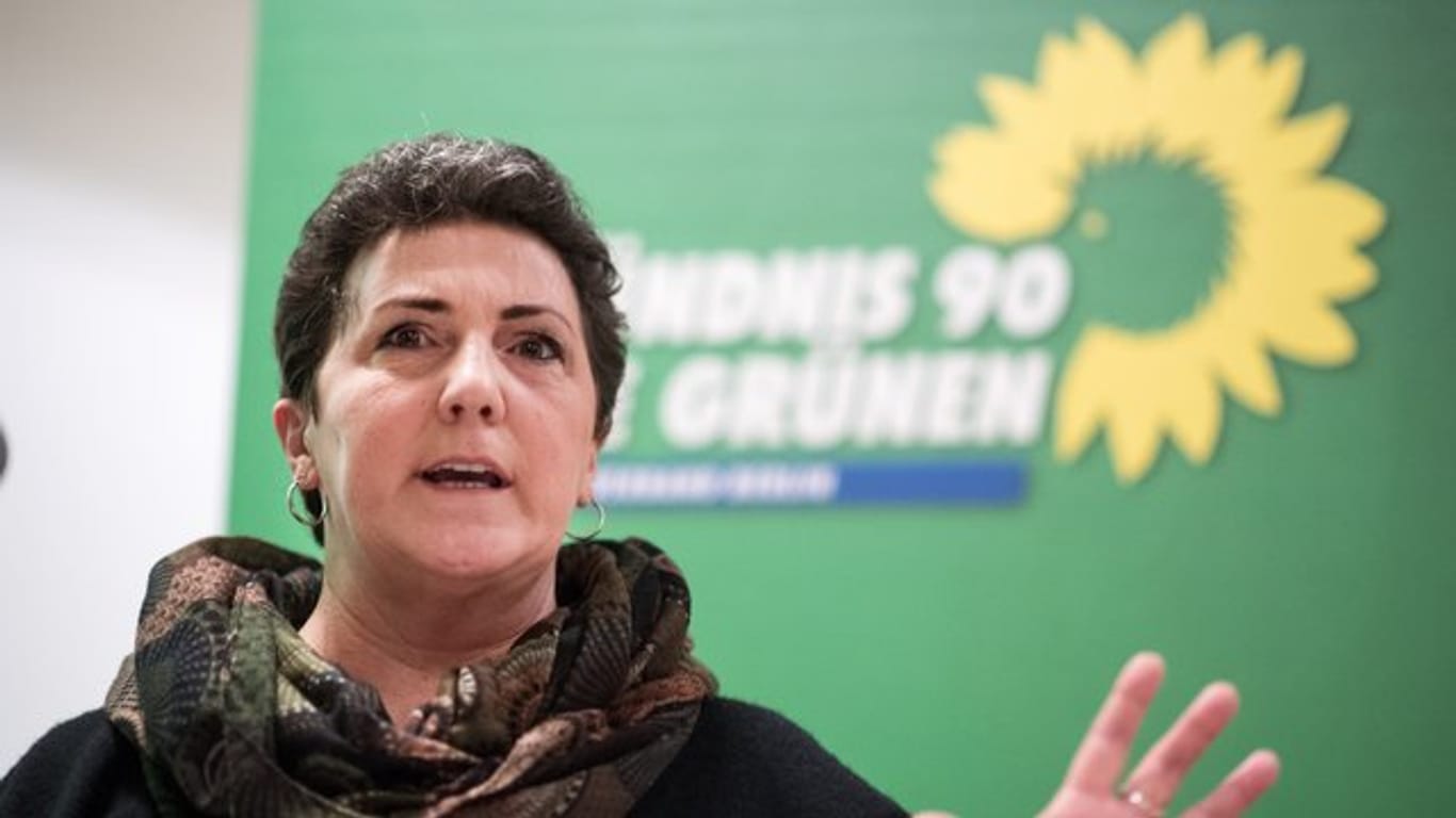 Die Kandidatin für den Bundesvorsitz der Partei Bündnis 90/Die Grünen, Anja Piel.