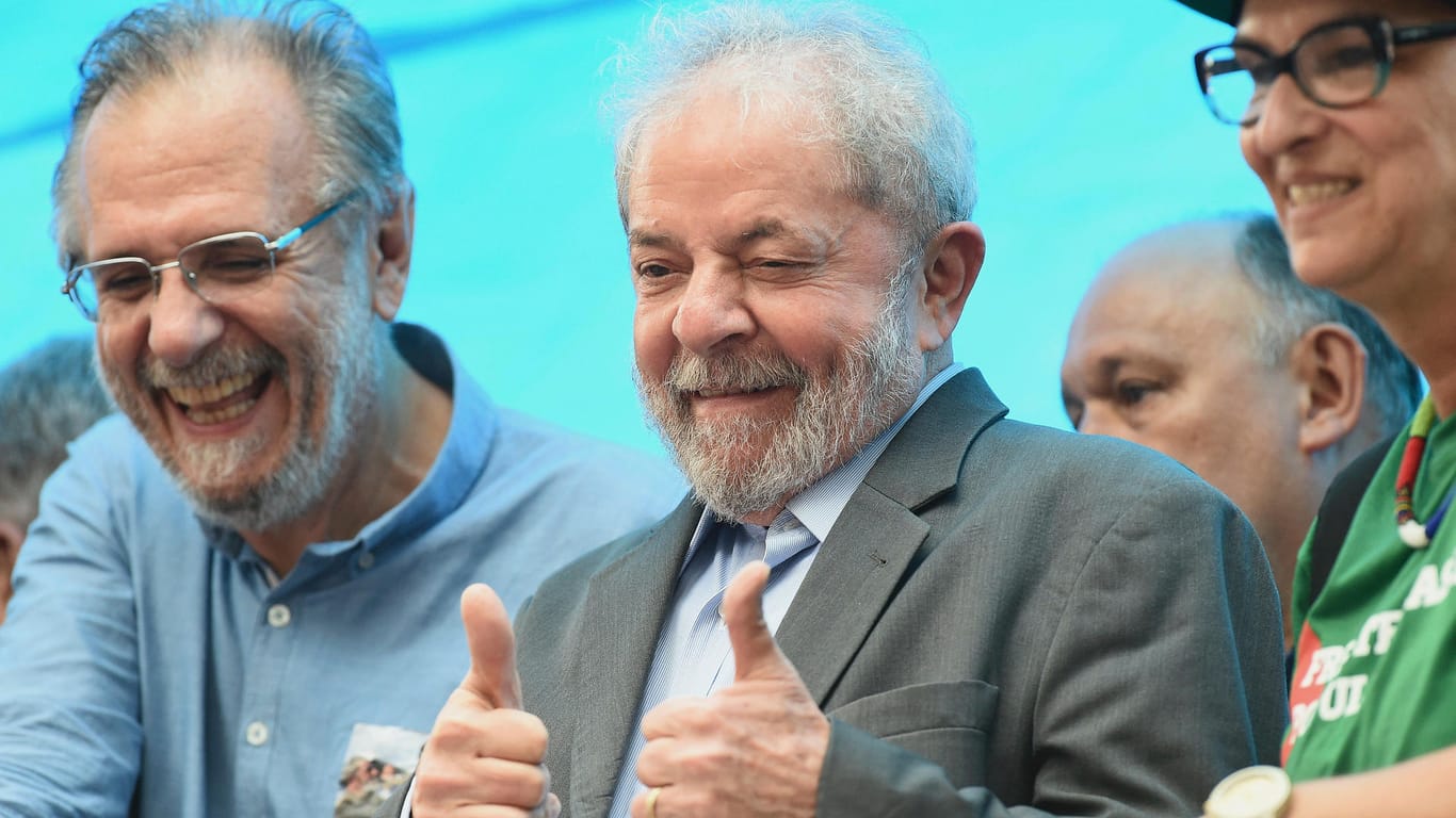 Ex-Präsident Luiz Inácio Lula da Silva: Er will sich trotz seiner Verurteilung wegen Korruptionsskandalen und Geldwäsche erneut zur Wahl stellen.