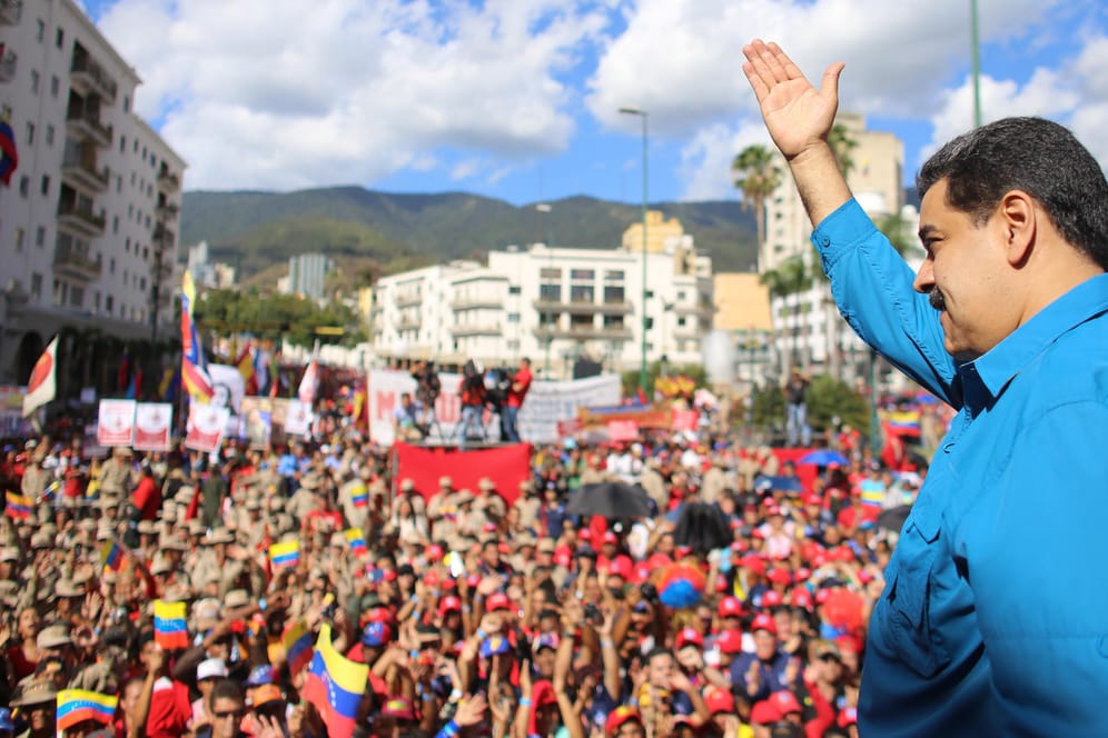 Präsidentschaftswahl in Venezuela mit Präsident Nicolás Maduro: Trotz großer Aufschreie im Land stellt er sich zur Wiederwahl.