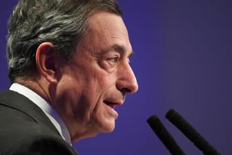 Zinsentscheid: Mit Spannung wird die Rede von Mario Draghi, Präsident der Europäischen Zentralbank (EZB), erwartet.