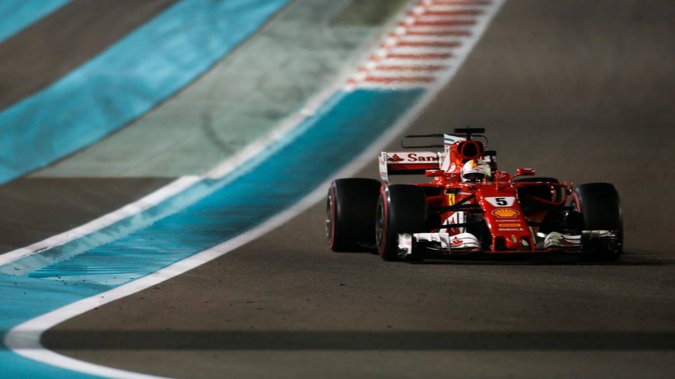 Sebastian Vettel im letzten Rennen der vergangenen Saison in Abu Dhabi.