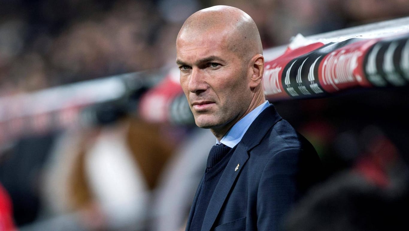 Zinedine Zidane: Der Real-Trainer muss um seinen Job bangen.