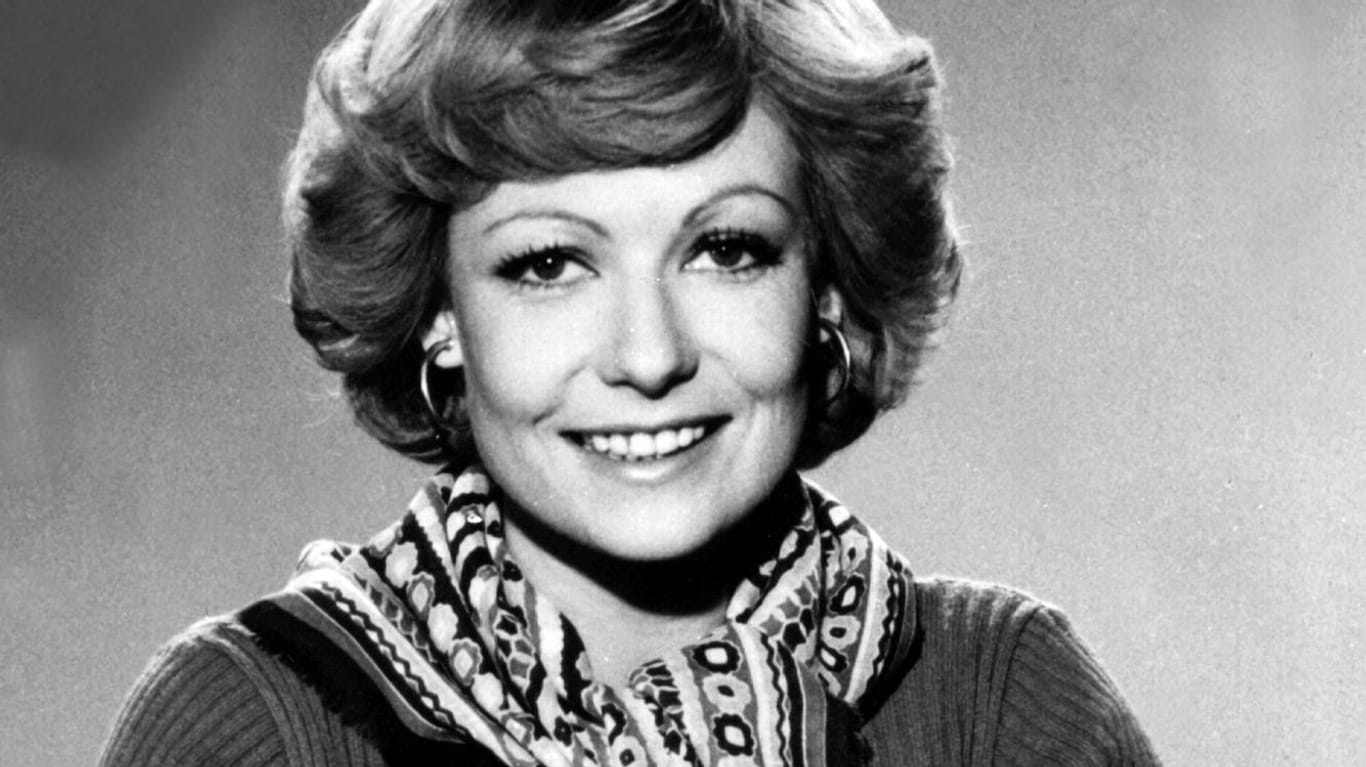 Dagmar Berghoff vor ihrem ersten Auftritt in der ARD-"Tagesschau" im Jahr 1976.