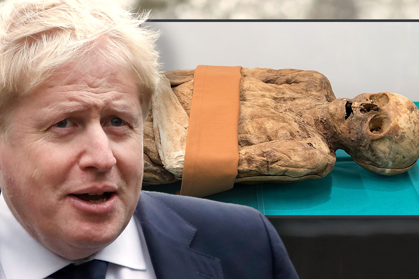 Bei der gefundenen Mumie handelt es sich um Anna Katharina Gernler, eine Ahnin von Boris Johnson.