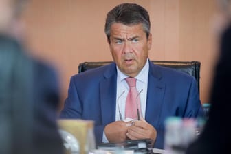 Außenminister Sigmar Gabriel: Soll für die SPD die Bereiche Außen, Entwicklung, Verteidigung und Menschenrechte verhandeln.