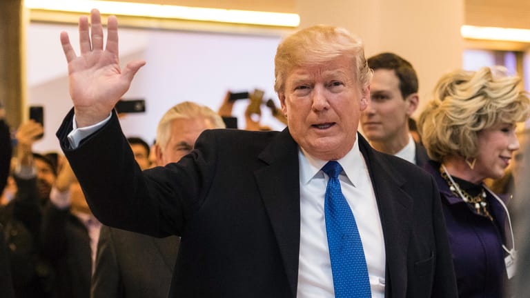 Donald Trump in Davos: Unverhohlene Kritik an seiner "America First"-Politik.