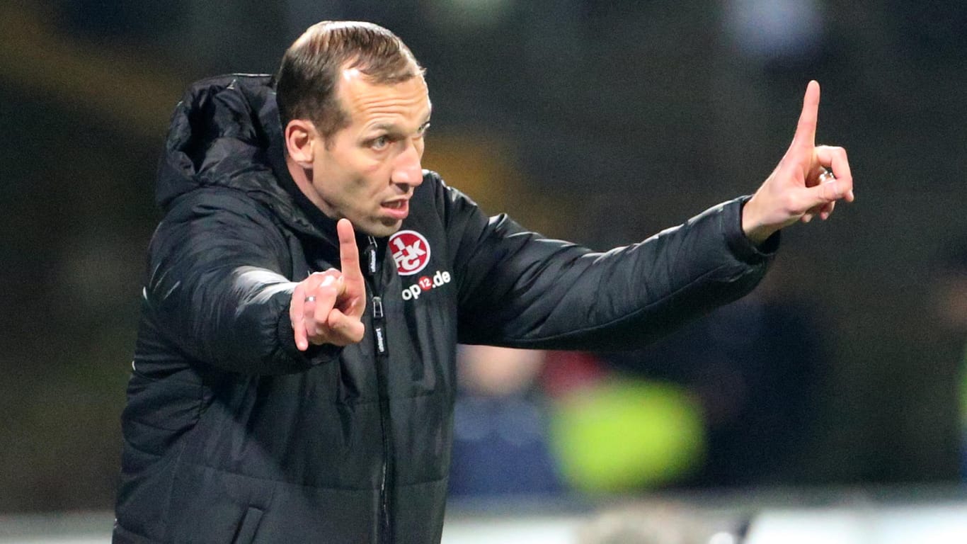 Jeff Strasser: Kaiserslauterns Trainer ist auf dem Weg der Besserung.