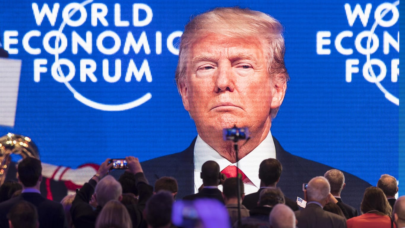 Weltwirtschaftsforum in Davos: Donald Trumps Rede stand im Zentrum der Aufmerksamkeit