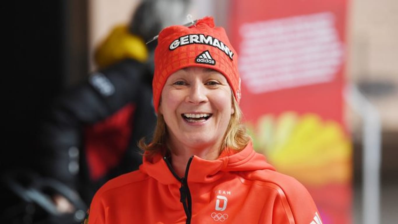 Die Eisschnellläuferin Claudia Pechstein könnte Fahnenträgerin bei der Eröffnungsfeier der Olympischen Winterspiele sein.