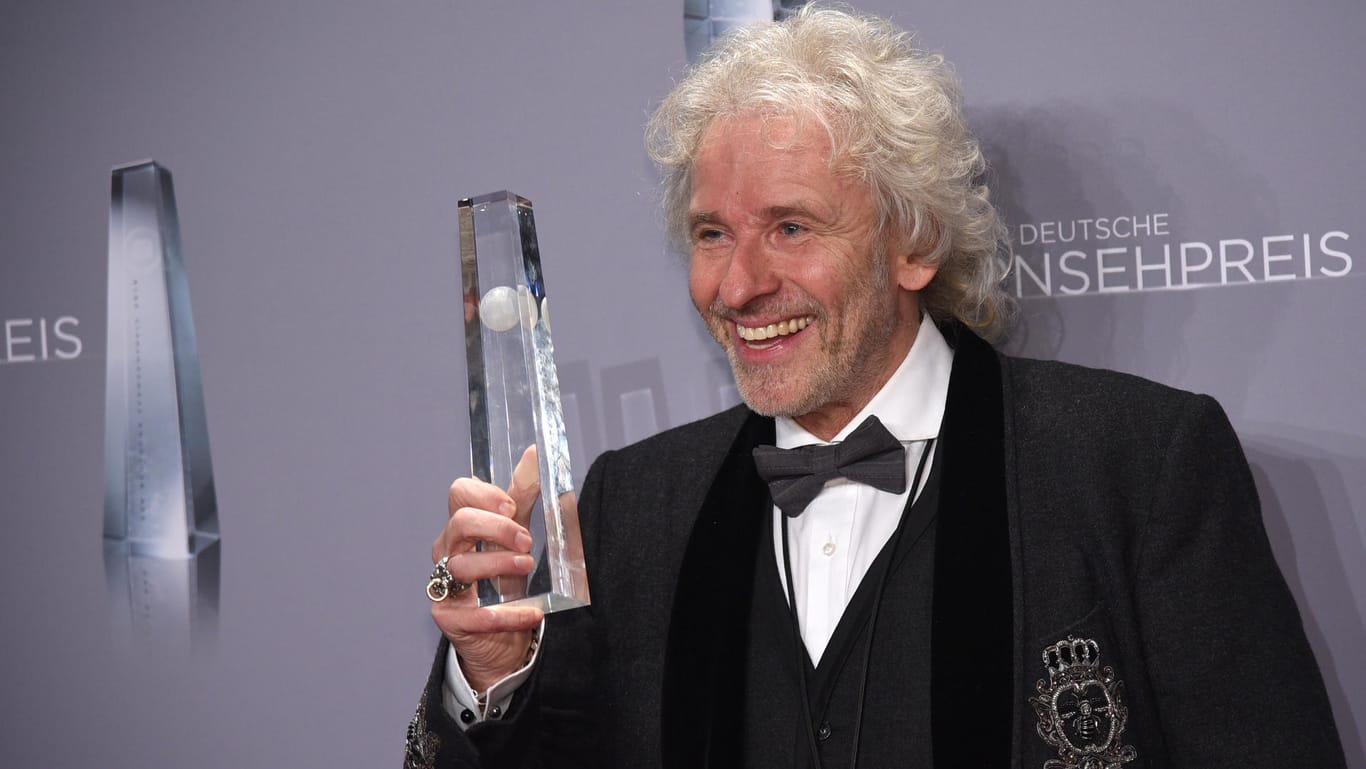 Thomas Gottschalk wurde mit dem Deutscher Fernsehpreis 2018 für sein Lebenswerk ausgezeichnet.