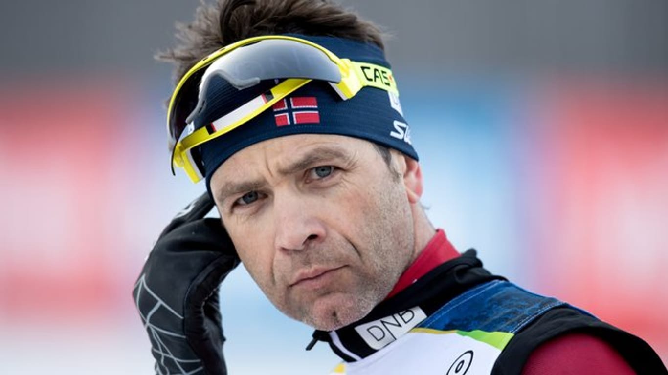 Der norwegische Biathlet Ole Einar Bjoerndalen.