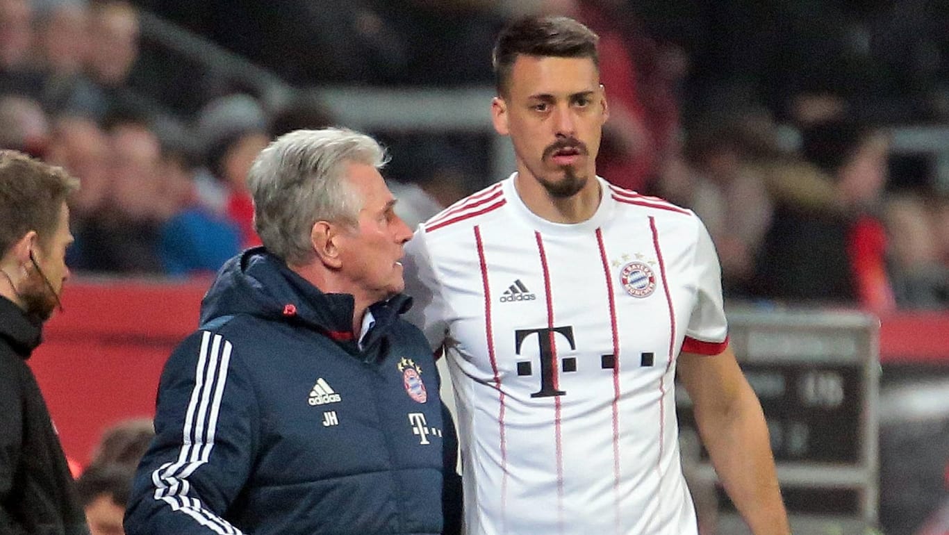 Jupp Heynckes mit Sandro Wagner: Der Neuzugang schwärmt vom erfahrenen Bayern-Trainer.
