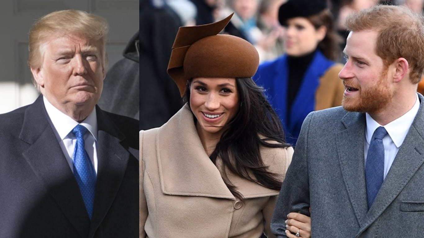 Donald Trump, Meghan Markle und Prinz Harry: Der Präsident findet das royale Paar "reizend".