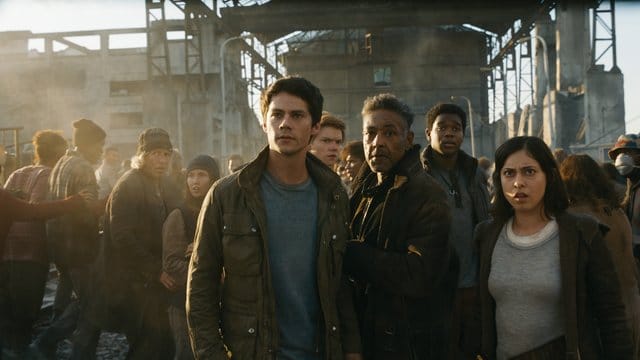 Hauptdarsteller Dylan O’Brien (l) hat sich bei den Dreharbeiten schwer verletzt.