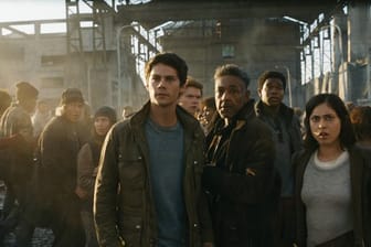 Hauptdarsteller Dylan O’Brien (l) hat sich bei den Dreharbeiten schwer verletzt.