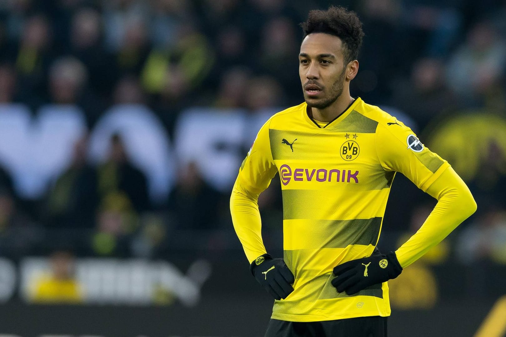 Sein letzter Auftritt? Pierre-Emerick Aubameyang beim Spiel gegen den SC Freiburg. Er lieferte eine ganz schwache Vorstellung, hatte nur 20 Ballkontakte.