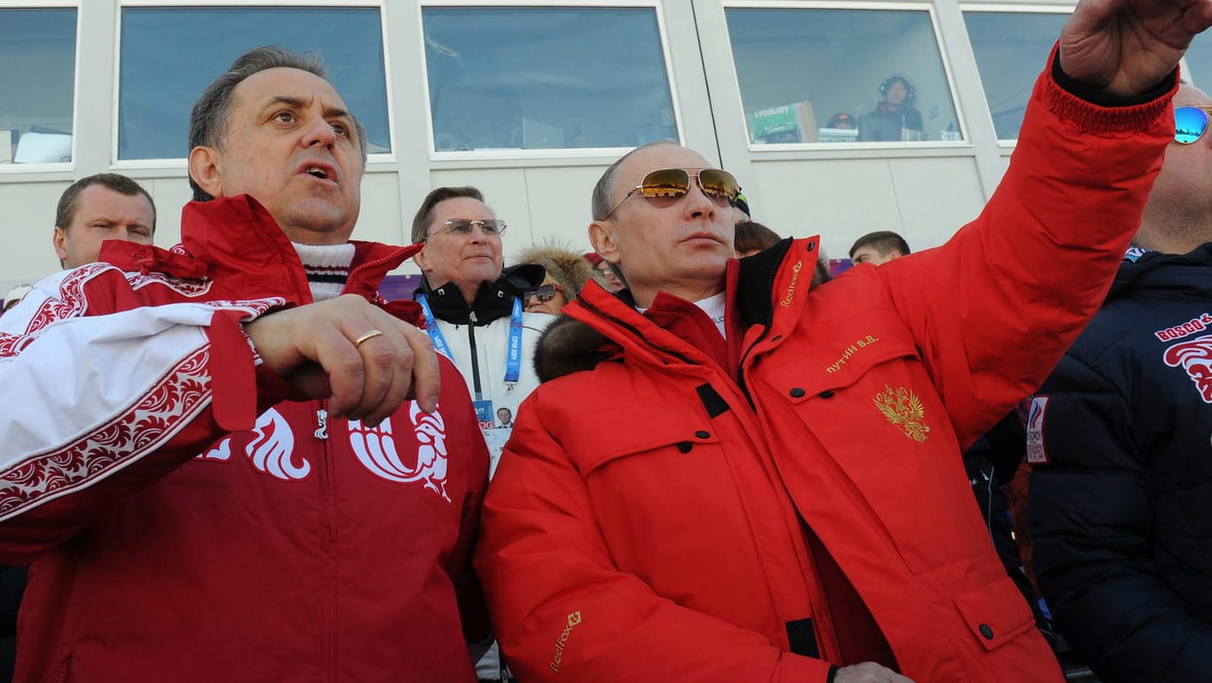 Wladimir Putin bei den Olympischen Winterspielen 2014 in Sotschi: Der russische Präsident soll die Vertuschung des systematischen Dopings in Russland geplant haben.
