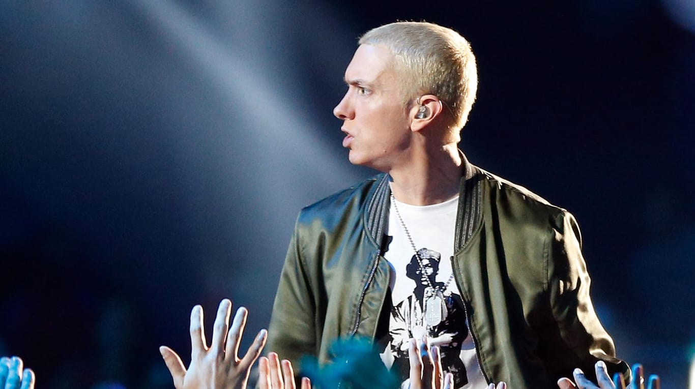 Eminem: Der Rapper wird im Sommer in Hannover auftreten.