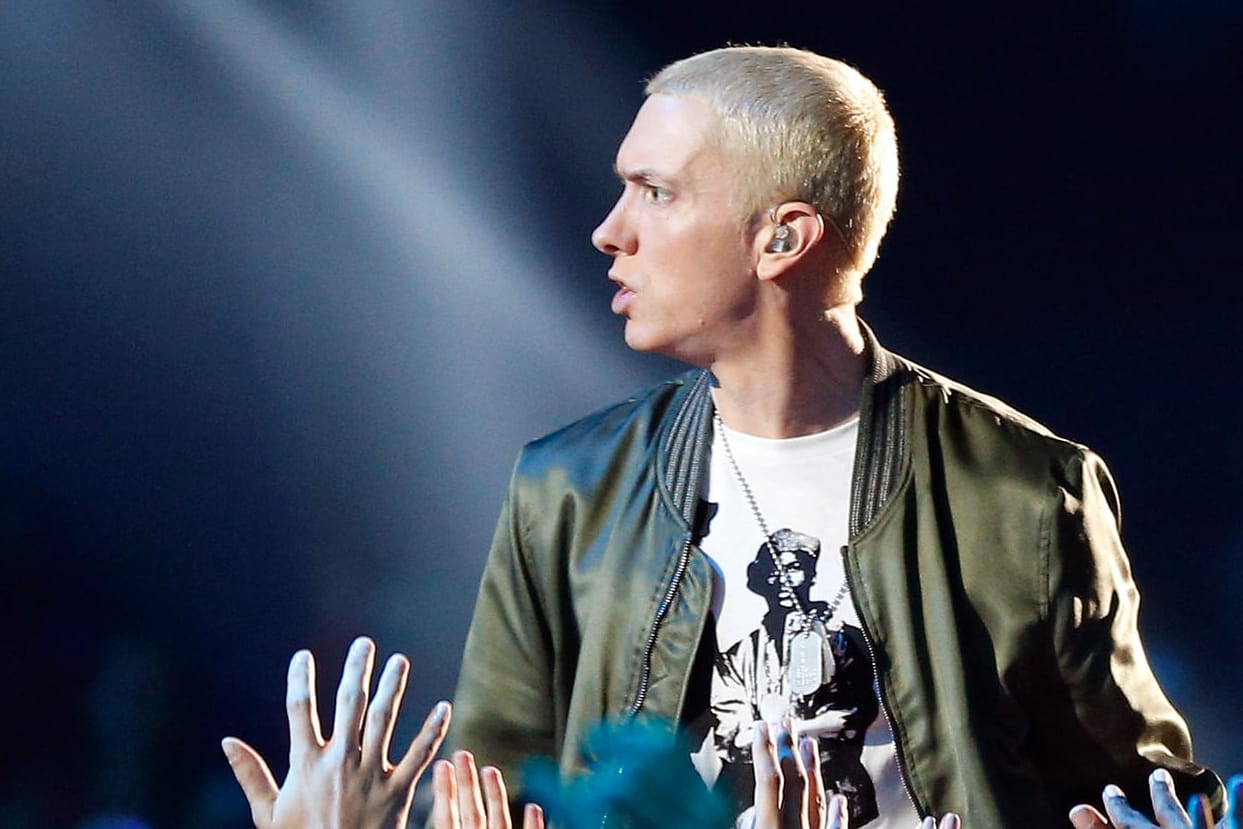 Eminem: Der Rapper wird im Sommer in Hannover auftreten.
