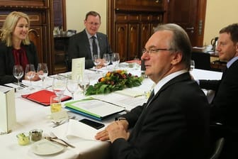 Die Konferenz der ostdeutschen Regierungschefs fand in der Landesvertretung von Sachsen-Anhalt in Berlin statt.