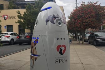 Roboter der Firma Knightscope: Im Einsatz gegen Obdachlose