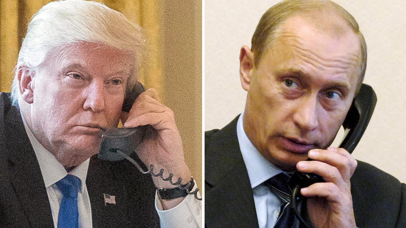 US-Präsident Donald Trump und der russischen Staatschef Wladimir Putin: Die USA erhöhen mit einer Kreml-Liste den Druck auf Russland.