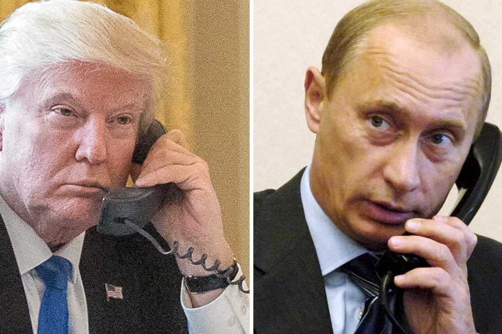 US-Präsident Donald Trump und der russischen Staatschef Wladimir Putin: Die USA erhöhen mit einer Kreml-Liste den Druck auf Russland.