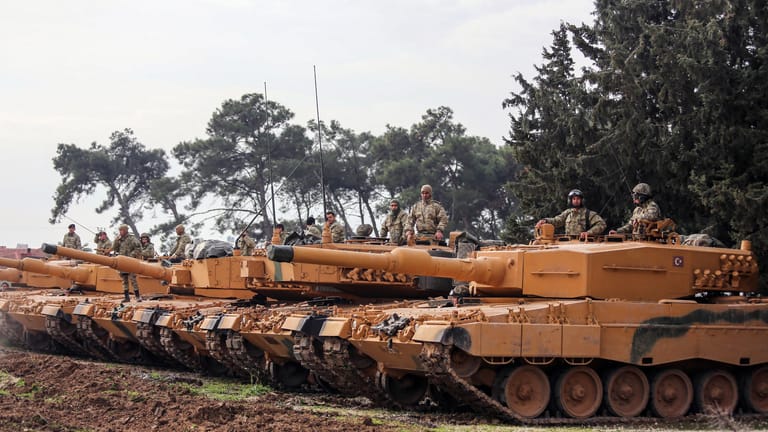 Türkische Offensive in Nordsyrien: Erdogans Truppen nutzen bei ihrem Einmarsch in Syrien auch Panzer deutscher Produktion.
