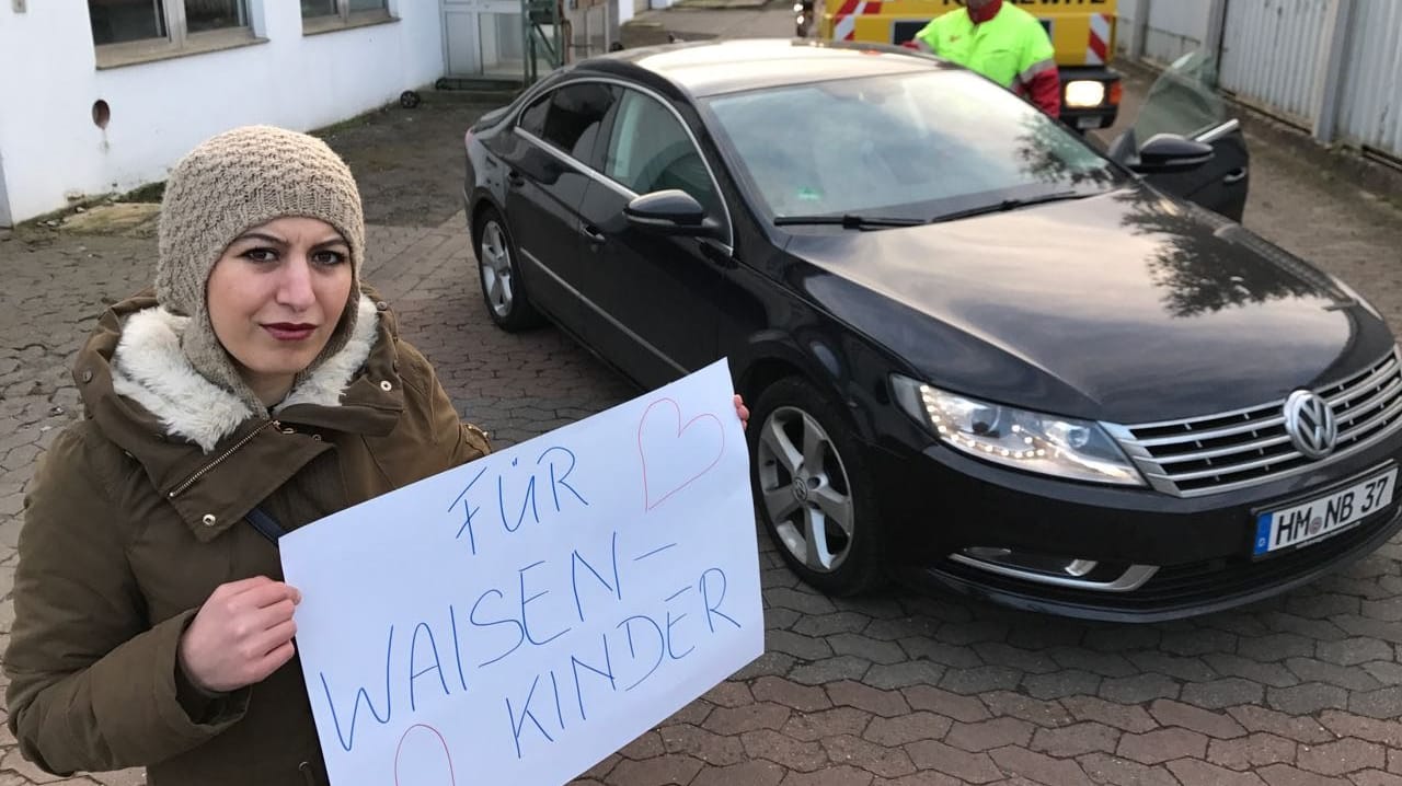 Die 29-jährige will das Tatfahrzeug für einen guten Zweck verkaufen.