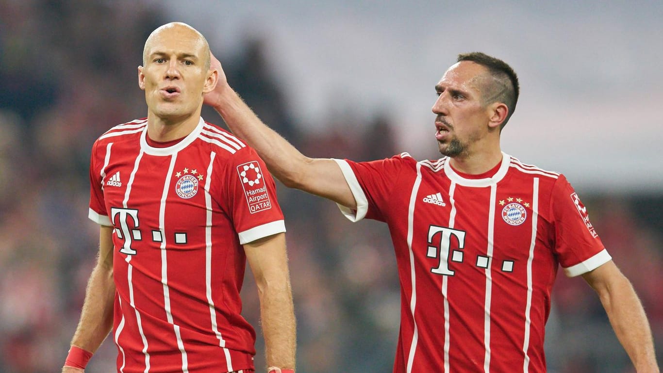 Im Sommer ablösefrei zu haben: Arjen Robben (l.) und Franck Ribéry.