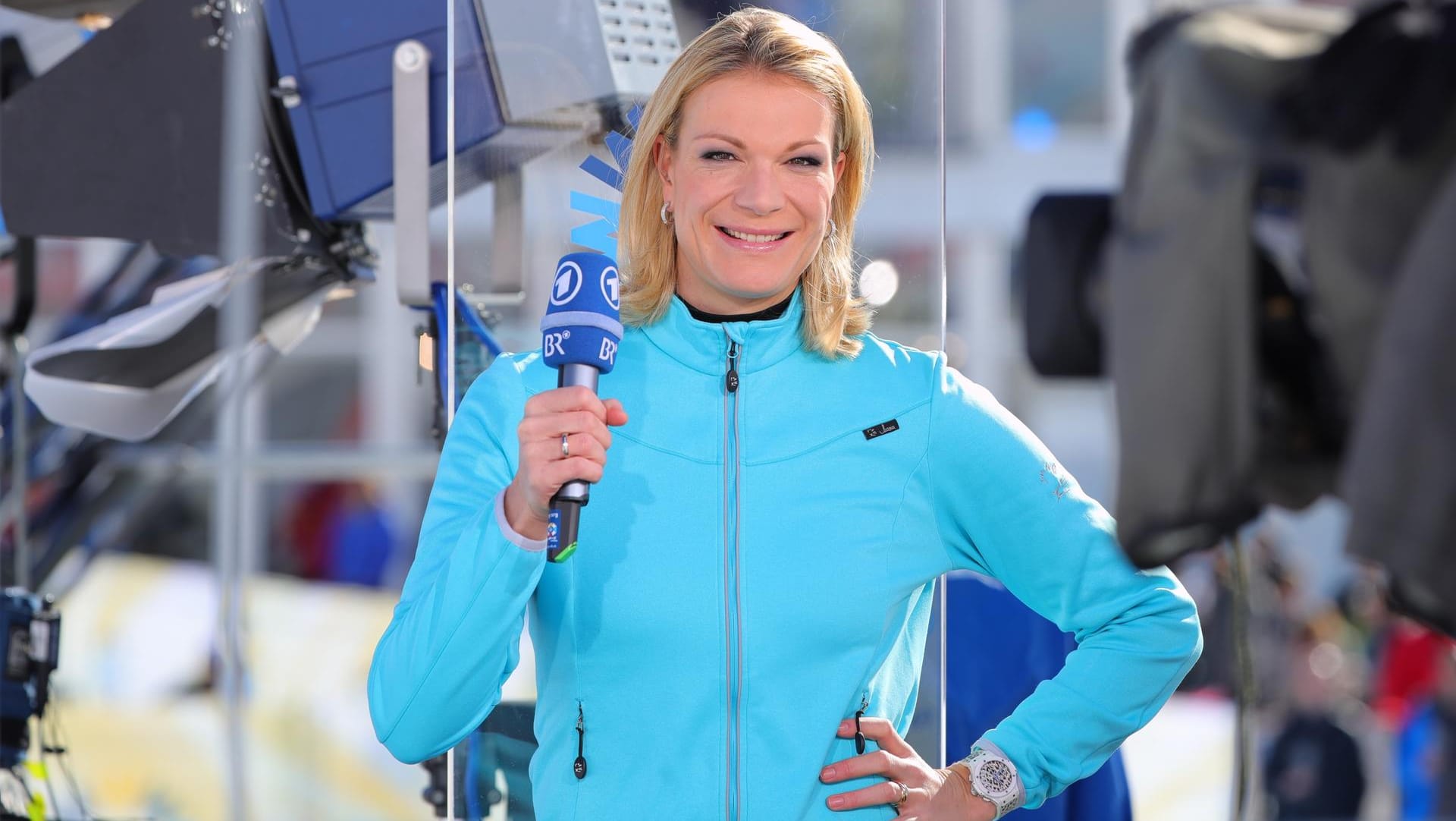 Maria Höfl-Riesch: Die dreifache Olympiasiegerin glaubt an erfolgreiche Spiele für das deutsche Alpin-Team.