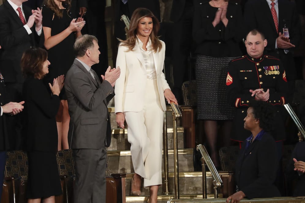 Melania Trump: Die First Lady der USA war seit langem nicht mehr in der Öffentlichkeit aufgetreten.