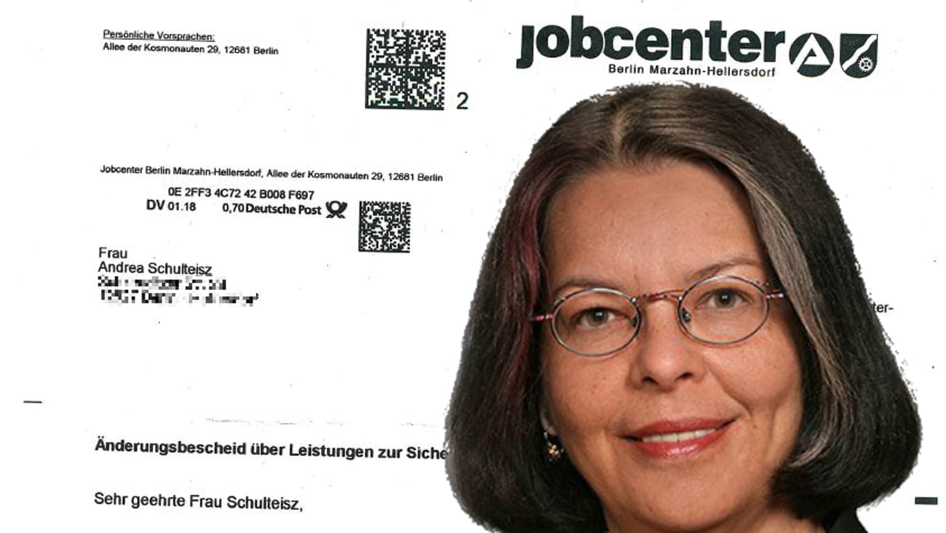 Panne im Jobcenter: Andrea Schulteisz sollte fürs Arbeiten Geld drauflegen.