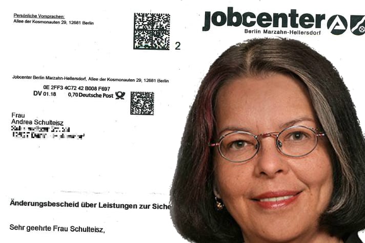 Panne im Jobcenter: Andrea Schulteisz sollte fürs Arbeiten Geld drauflegen.