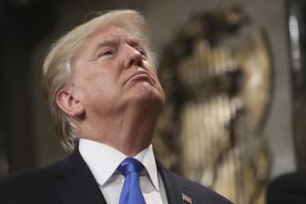 Donald Trump ist zum dritten Mal für den Friedensnobelpreis nominiert worden. Der US-Präsident auf einer Aufnahme nach seiner ersten Rede "Zur Lage der Nation" im Januar 2018.