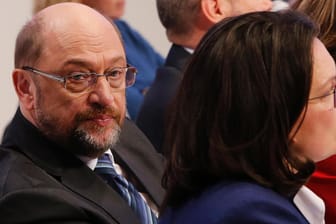 Martin Schulz und Andrea Nahles haben Probleme: Die SPD rutscht in Umfragen immer weiter unter die 20-Prozent-Marke.